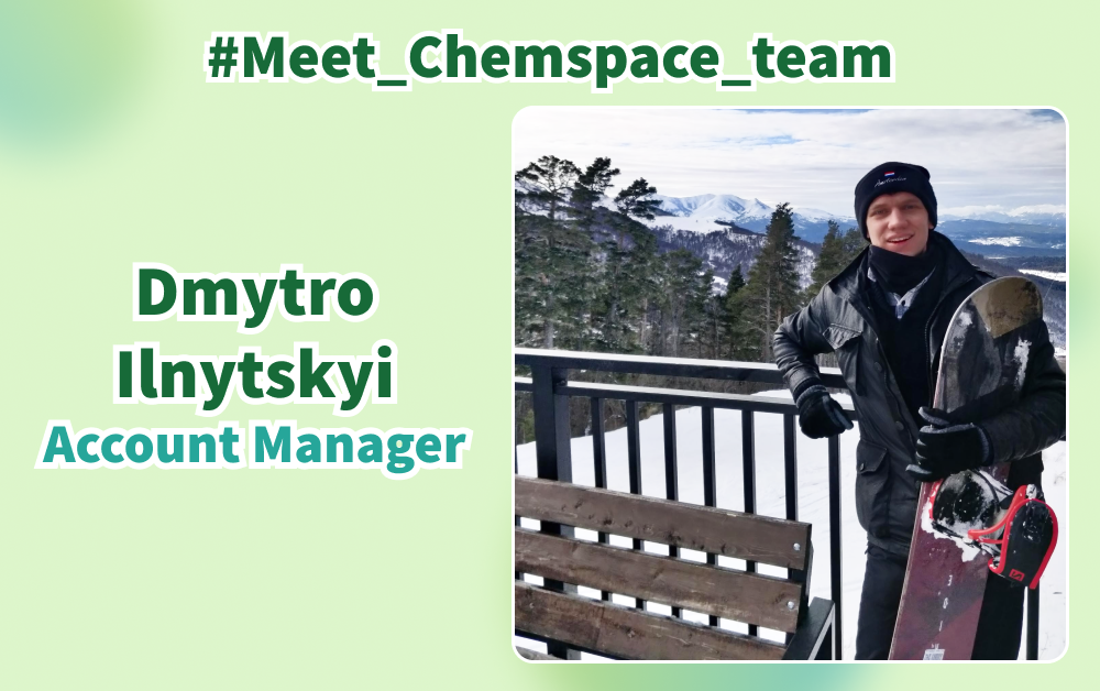 Meet Chemspace Team campaign. Chemspace Account Manager Dmytro Ilnytskyi!